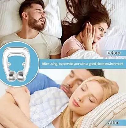 Anti Snoring Nose Clip Device for Men Women Nasal Strips Stops Snoring Stopper Anti-snoring Device (Nose Clip)